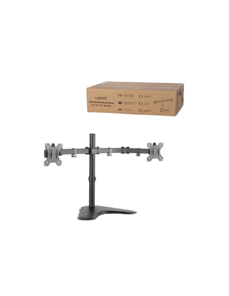 
Soporte de mesa para 2 Monitores de hasta 32 pulgadas Logilink