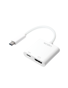 
UA0257 LogiLink CONVERSOR USB 3.1 Tipo C A HDMI con Puerto DE Carga UA0257 