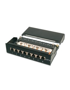 
Panel 8-puertos DIGITUS
Desktop CAT 6, apantallado LSA 2