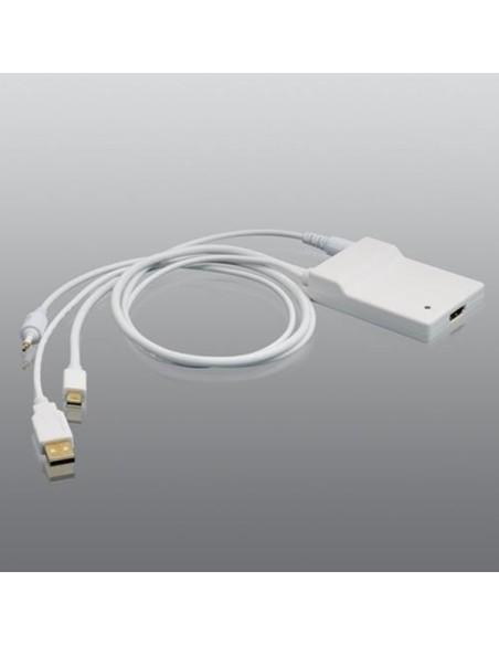
Adapt. Mini DisplayPort+
Toslink(Audio) a HDMI 1080