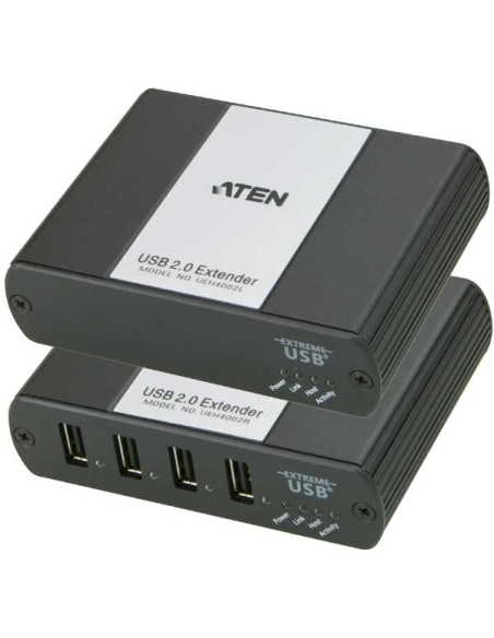 
ATEN UEH4002 Extensor ATEN 4 puertos USB 2.0 Cat5e/6 hasta 100 m.