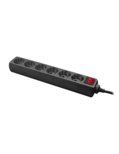 
LPS202B Regleta de  6 tomas con Interruptor Negra y CABLE 1,5 m Proteccion infantil LOGILINK
