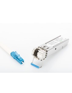 
DN-81003-01  DIGITUS - Módulo SFP de 1,25 Gbps, monomodo, BiDi, compatible con HP LC Simplex, Tx1310nm/Rx1550nm, hasta 20km,  2