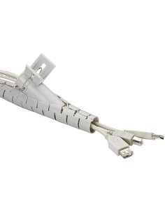 
Cubre cables espiral Plata de 20mm. Bobina de 2.5m