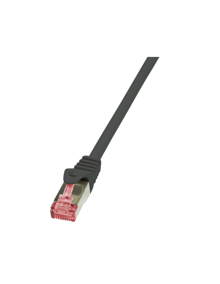 
Logilink-CQ2043S Latiguillo CAT 6, S/FTP,  1.50 m, Negro, LSZH Logilink