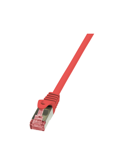 Latiguillo CAT 6, S/FTP,  1.50 m, Rojo, LSZH
