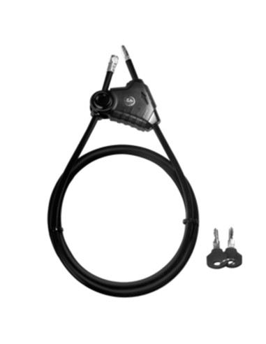 
SC0220 LOGILINK Candado de seguridad Ajustable 2m * Ø10 mm Negro Logilink