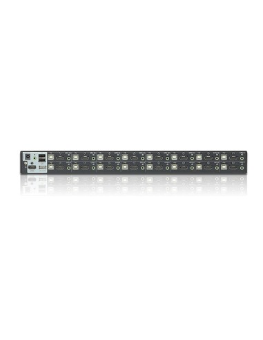 
16-Port USB - HDMI KVM Switch with USB Peripheral port