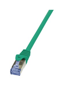 
96A0005V LOGILINK - latiguillo 0,5 m. Verde  Cat 6A S-FTP LSZH PiMF