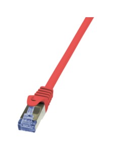 
96A0005R LOGILINK - latiguillo 0,5 m. Rojo  Cat 6A S-FTP LSZH PiMF