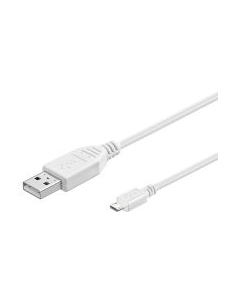 1 m. cable USB 2.0 A Macho - Micro B Macho Blanco
