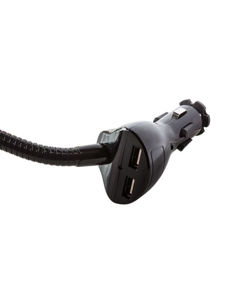 
PA0121 LOGILINK - Cargador 2 puertos USB  para coche  3,1A con soporte 15,5W