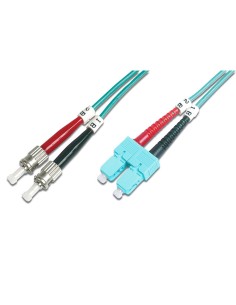 
DGT-DK-2512-03/3 DIGITUS Latiguillo F.O. ST a SC MM 50/125 µ, Duplex  3m, clase OM3