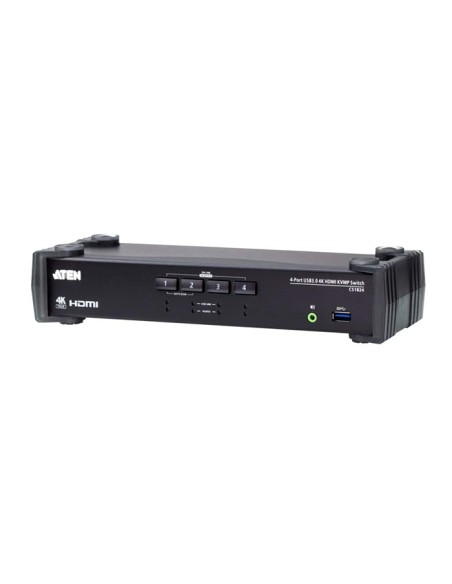 
CS1824 ATEN - Conmutador KVM  4 puertos HDMI  USB-Audio-HUB USB 3.0 ATEN
