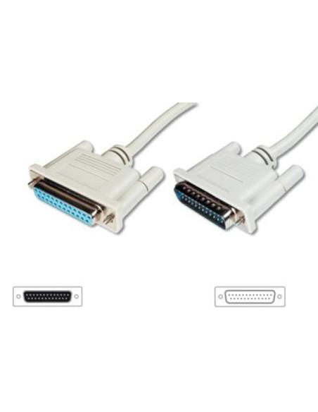 
Cable 25 Macho - 25 Hembra(PIN a PIN)
Longitud 10 m.