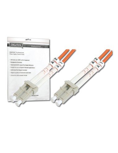 
DGT-DK-2512-02/3 DIGITUS Latiguillo F.O. ST a SC MM 50/125 µ, Duplex 2 m, clase OM3