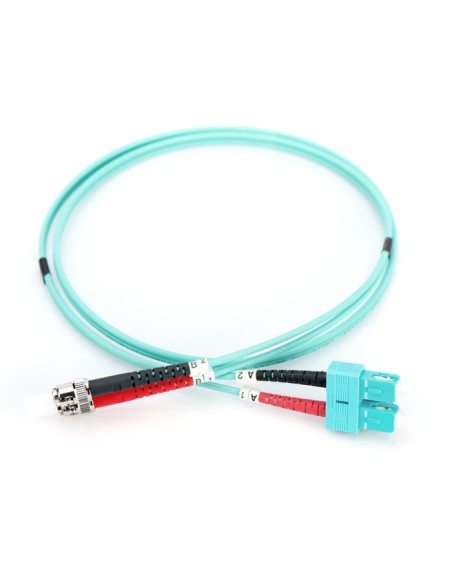 
DGT-DK-2512-01/3 DIGITUS Latiguillo F.O. ST a SC MM 50/125 µ, Duplex 1 m, clase OM3