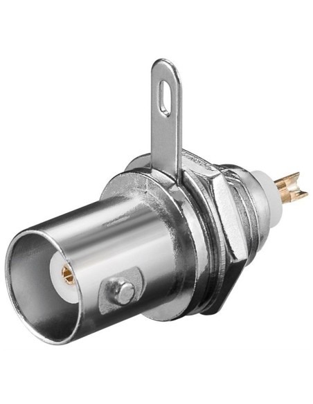 
conector hembra BNC panel para soldar