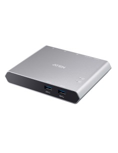 
US3310 ATEN -Docking switch de periféricos USB-C Gen1 de 2 puertos con power pass-through  2