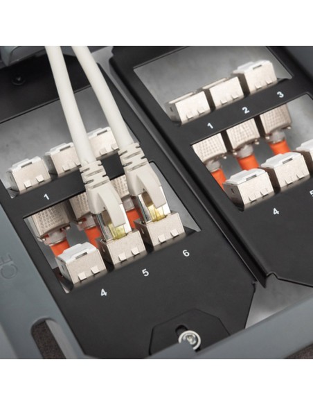 
AN-25178 DIGITUS - Módulo para cajas de suelo para 6 Modulos Keystone Digitus