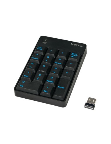 
ID0120 LOGILINK - Teclado numérico USB 19 Teclas INALAMBRICO Logilink