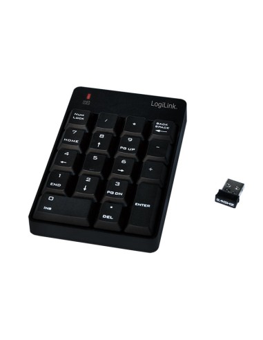 
ID0120 LOGILINK - Teclado numérico USB 19 Teclas INALAMBRICO Logilink