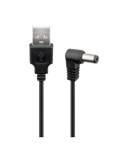
55154 Cable USB - DC 5.5 x 2.5 mm para transmision de energia. 0.50 m