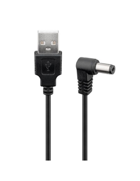 
55155 GOOBAY - Cable USB-DC 5.5 x 2.5 mm para transmision de energia 1 m