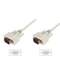 
 2 m Cable DB9 Macho - Macho (PIN a PIN)