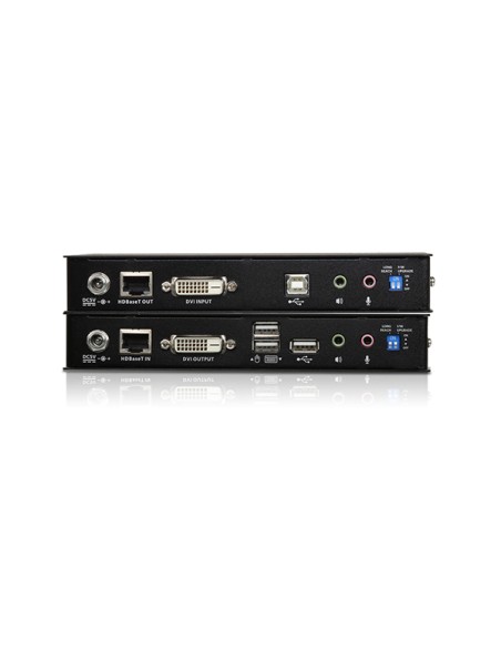 
Extensor KVM para DVI-USB-Audio-RS232 (100 m) HDBaseT 2.0