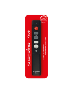 
Superior Electronics Stick - Mando a Distancia Universal con Autoaprendizaje y Teclas Grandes, Ideal para Personas Mayores y  2