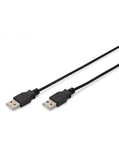 
AK-300101-010-S  Cable USB  1,0m USB 2.0 A-M A-M Negro Doble Malla