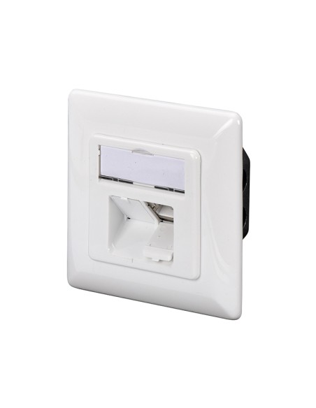 
DN-9008-1 DIGITUS - Placa 80x80 RJ45 Cat 6A 2 x R45 FTP Blanco H