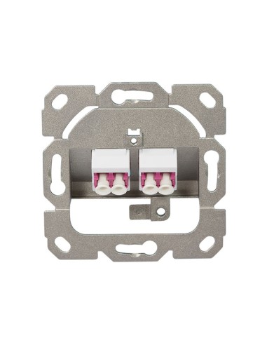 
NK4024 LOGILINK - Placa 80x80 F.O. LC-Duplex 2 x LC-Duplex  Blanco Logilink
