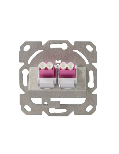 
NK4024 LOGILINK - Placa 80x80 F.O. LC-Duplex 2 x LC-Duplex  Blanco Logilink