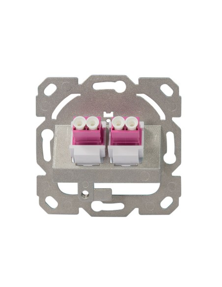 
NK4024 LOGILINK - Placa 80x80 F.O. LC-Duplex 2 x LC-Duplex  Blanco Logilink