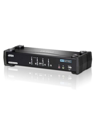 

 KVM Switch 4 Puertos USB/DVI Dual Link 3D cables incluidos
Dual Link + 3D cables incluidos