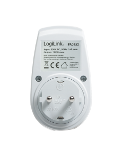 
PA0152 LOGILINK Enchufe con Sensor Dia Noche Blanco Logilink 2
