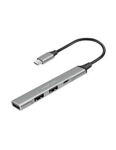 
UA0416 LOGILINK - Hub USB-C 3.2 Gen 1,   3x USB-A 2.0, 1x USB-C 3.2 Gen1  Carcasa de Alumino