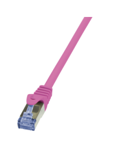 
CQ3049S Latiguillo 1,5m Rosa  Cat 6A S-FTP LSZH PiMF