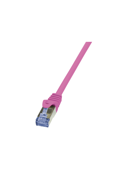 
CQ3049S Latiguillo 1,5m Rosa  Cat 6A S-FTP LSZH PiMF