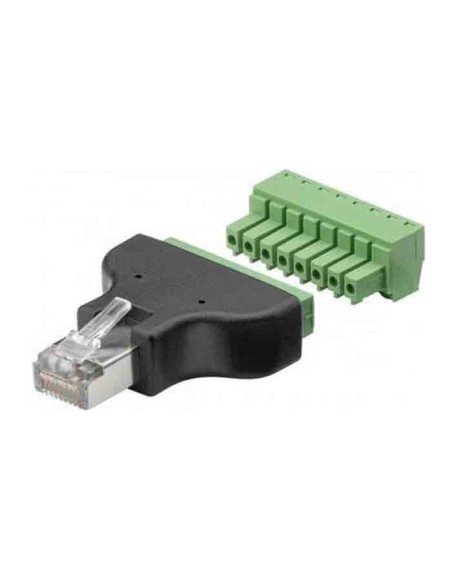 
Terminal Block 8-pin> RJ45 Macho (8P8C) 