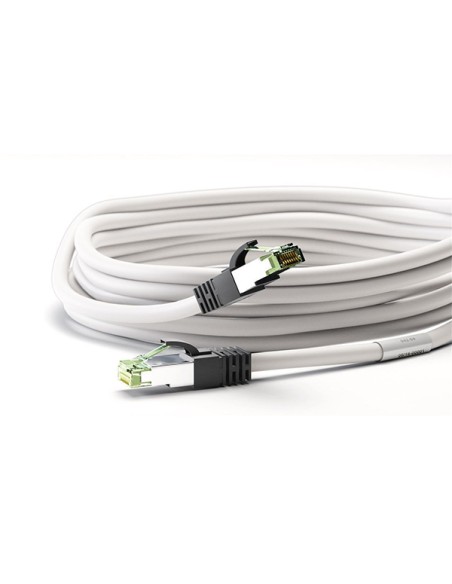 
55126 GOOBAY CAT 8.1 patch cable, S/FTP (PiMF), white, 3 m - LSZH halogeno