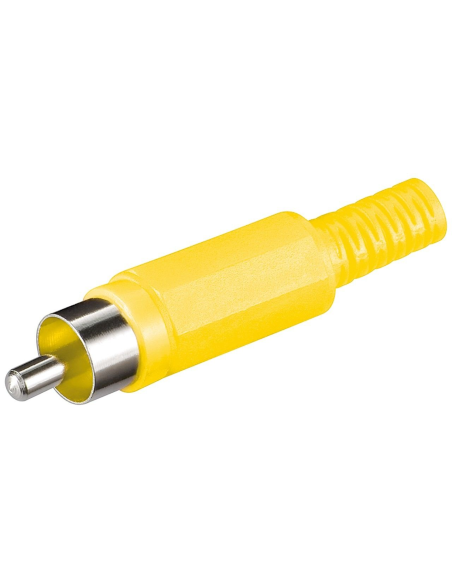 
11602 Conector RCA Macho Amarillo