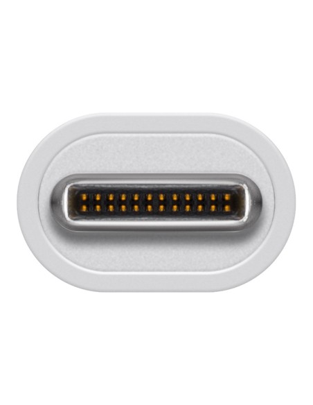 
62104 Goobay - Adaptador USB C Macho a HDMI Hembra 0.15m 4K/30Hz + USB 3.0+ PD Blanco Goobay