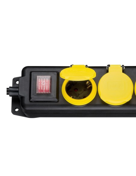 
45194 GOOBAY Regleta de 5 tomas y Interruptor Exterior Goobay
