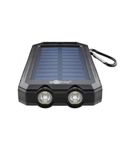 
49216 Batería Externa Power Bank  8000, + Solar  Goobay