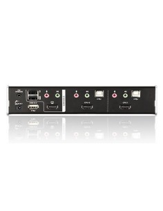 
ATEN CS1792 Conmutador KVM de tipo USB de 2 puertos con interfaz HDMI, transmisión del sonido y concentrador USB 2.0 (cables  2