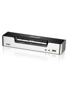 
ATEN CS1794 Conmutador KVM de tipo USB de 4 puertos con interfaz HDMI, transmisión del sonido y concentrador USB 2.0 (cables 