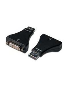 

Adaptador Displayport-Macho a DVI-I Hembra (24+5) Compacto